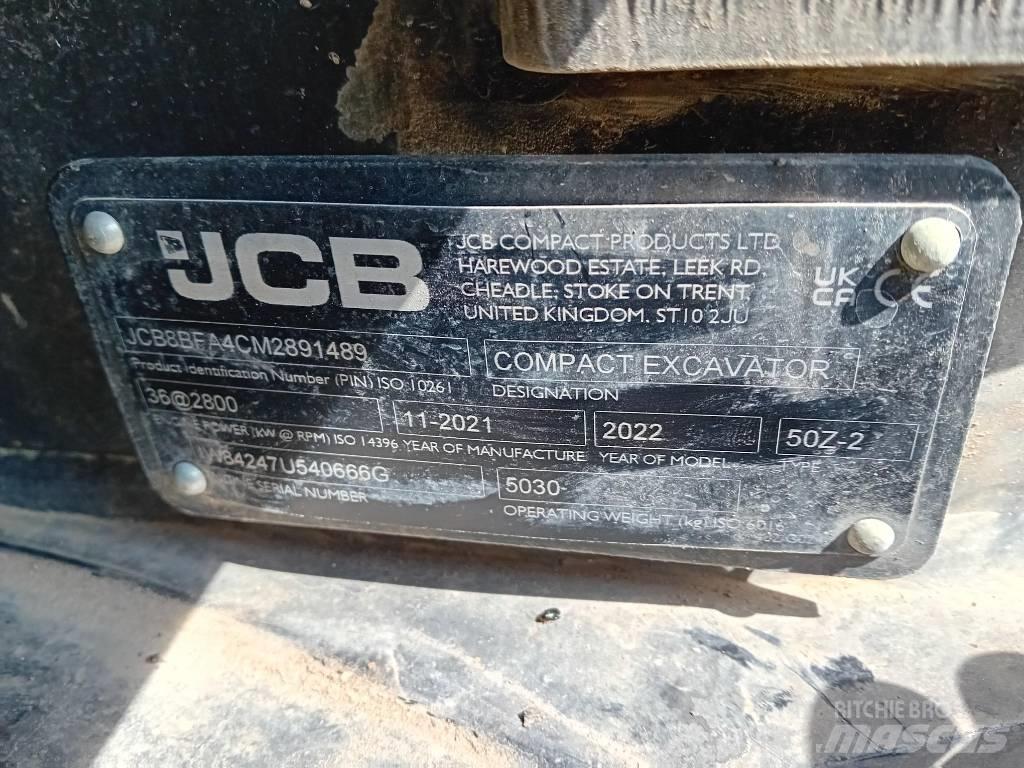 JCB 50 Z-2 Εκσκαφάκι (διαβολάκι) < 7t