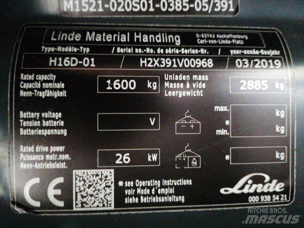 Linde H16D-01 Πετρελαιοκίνητα Κλαρκ
