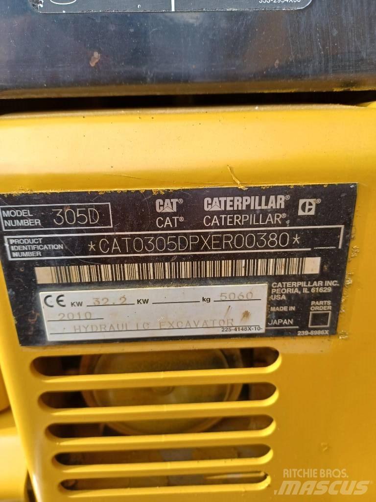 CAT 305 Εκσκαφάκι (διαβολάκι) < 7t