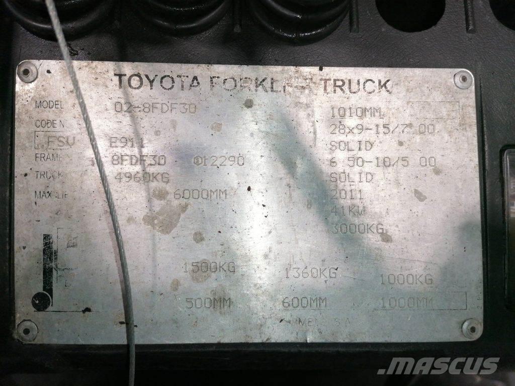Toyota 02-8FDF30 Πετρελαιοκίνητα Κλαρκ