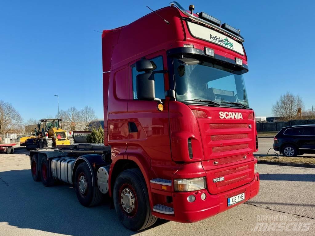 Scania R 480 Φορτηγά με γερανό & γάτζο