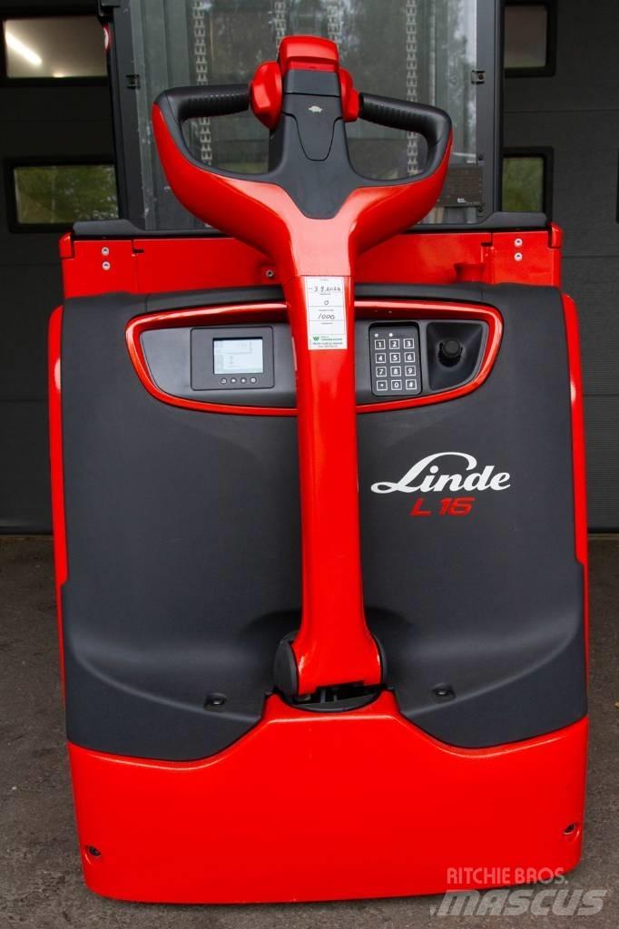 Linde L16 Παλετοφόρα πεζού χειριστή με ιστό