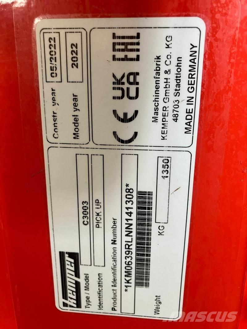 Kemper C3003 Αξεσουάρ μηχανών σανού και χορτονομής