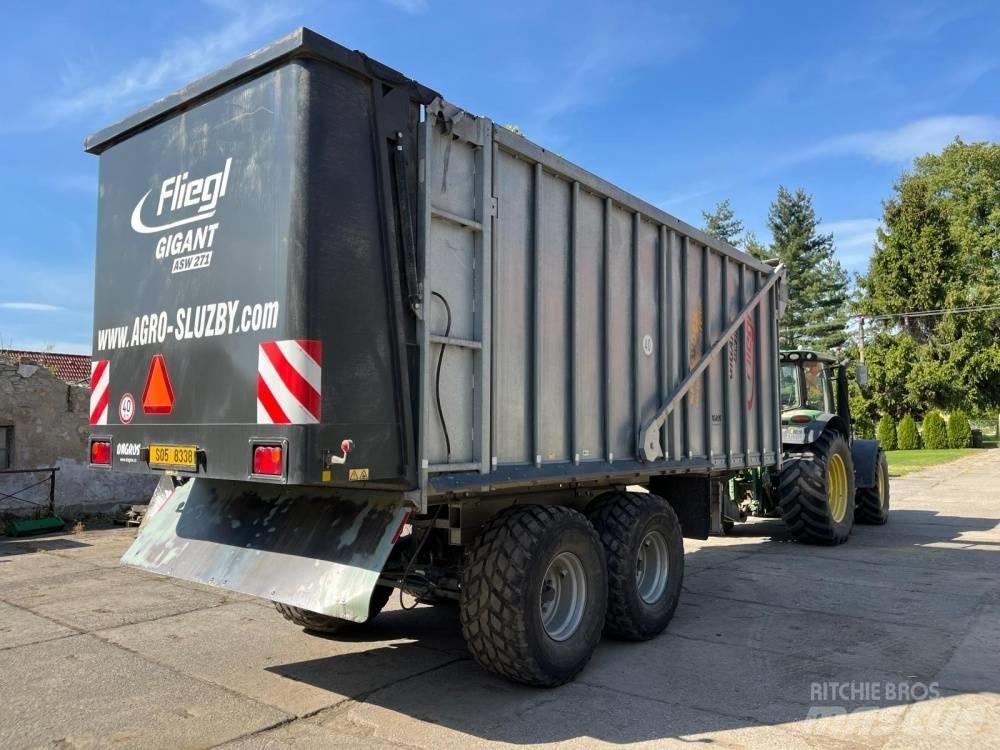 Fliegl ASW 271 Επίπεδες/πλευρικώς ανοιγόμενες ημιρυμούλκες