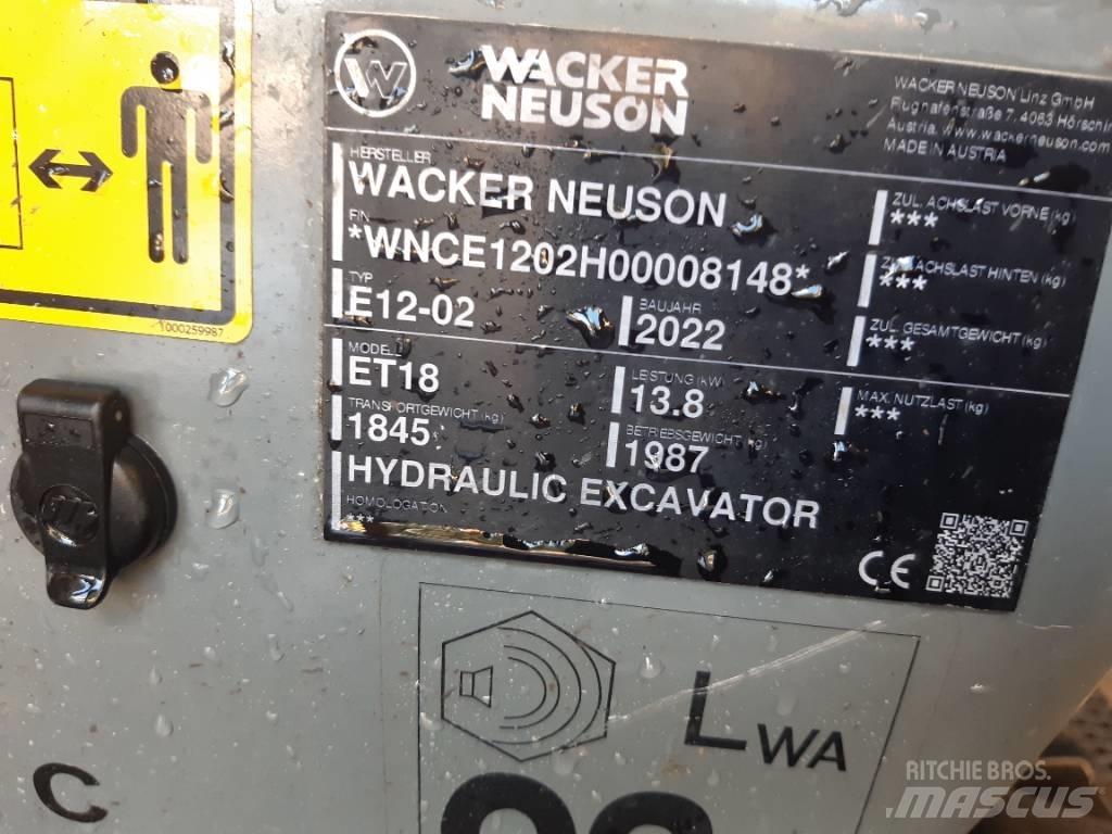 Wacker Neuson ET18 Εκσκαφείς με ερπύστριες