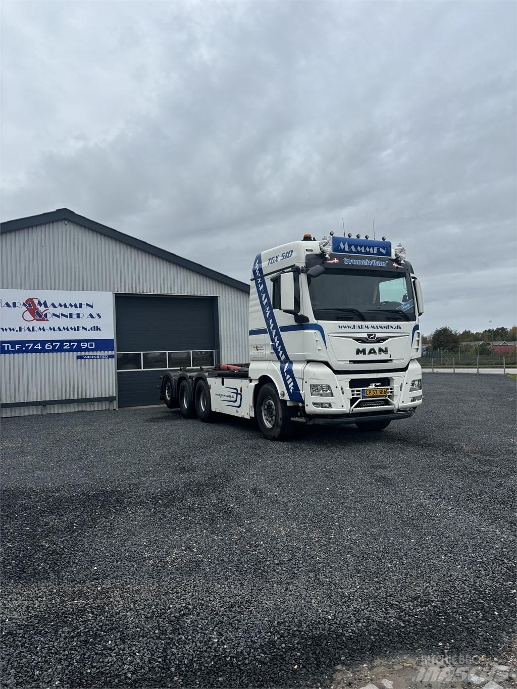 MAN TGX 35.510 Φορτηγά ανατροπή με γάντζο