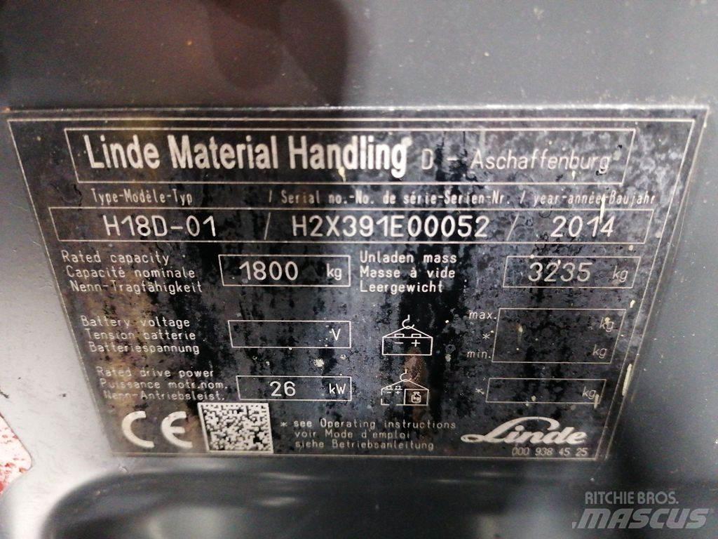 Linde H18D-01 Πετρελαιοκίνητα Κλαρκ