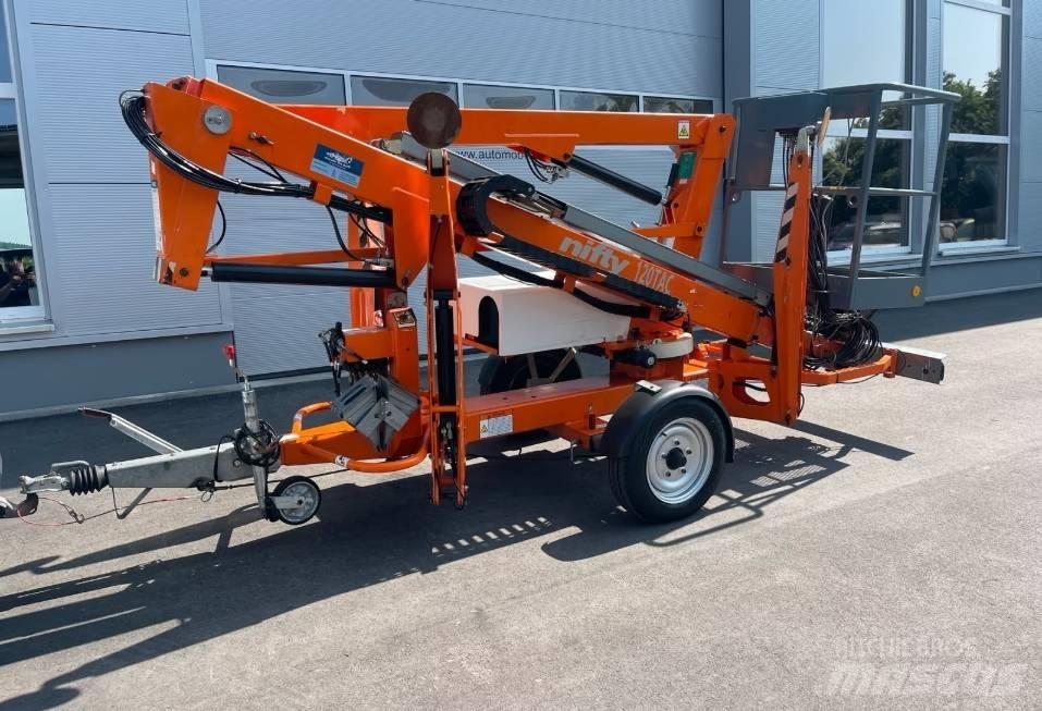 Niftylift 120 TAC Εναέριες πλατφόρμες τοποθετημένες σε ρυμούλκα