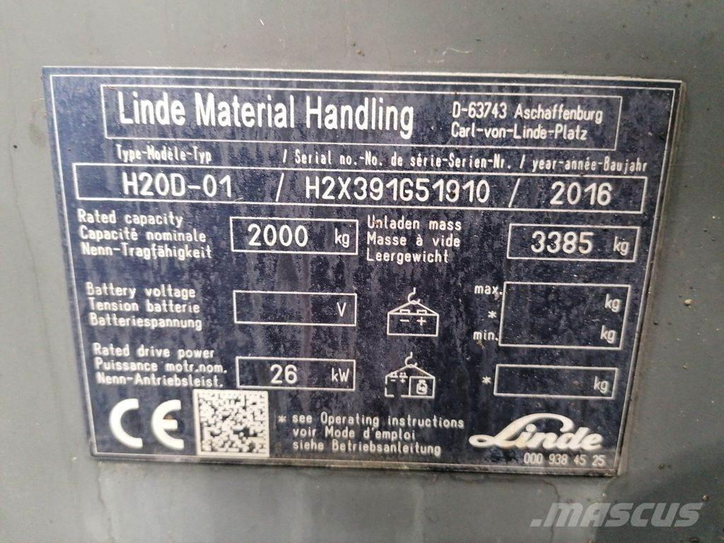 Linde H20D-01 Πετρελαιοκίνητα Κλαρκ