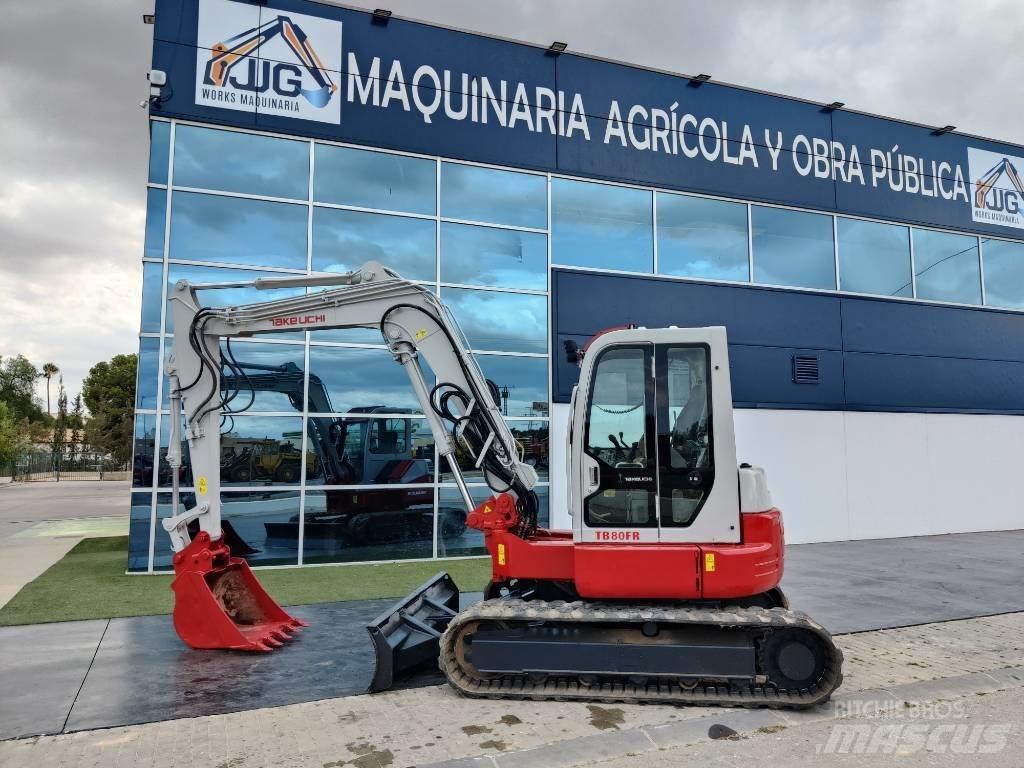 Takeuchi TB 80 FR Εκσκαφάκι (διαβολάκι) < 7t