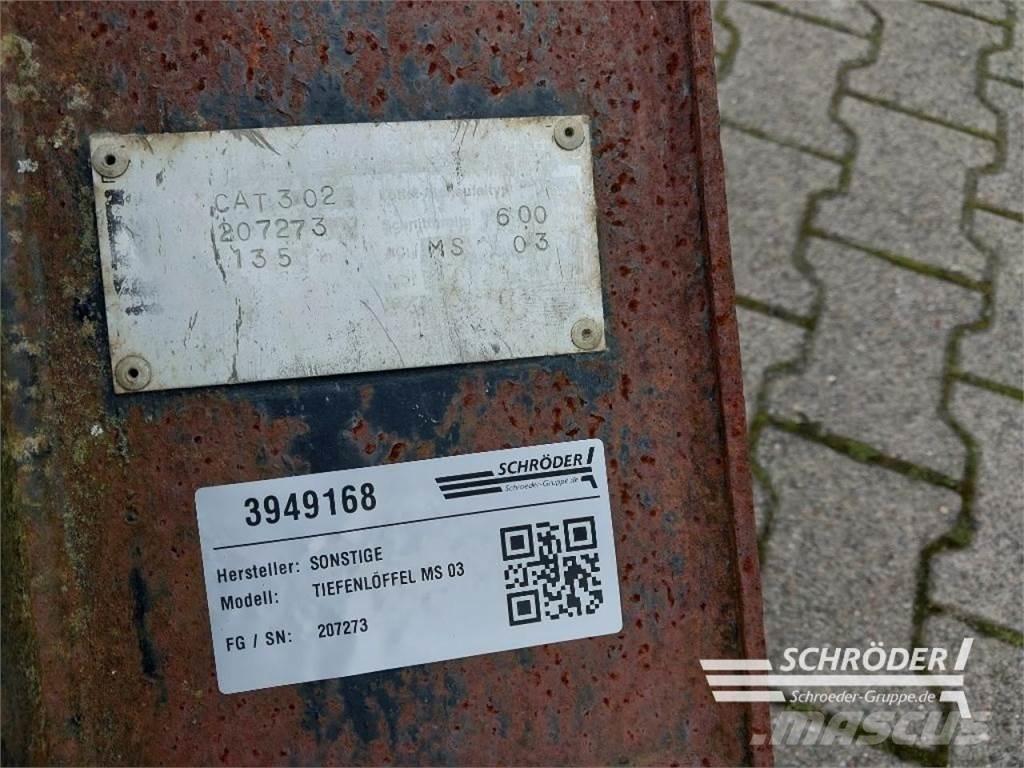  TIEFENLÖFFEL MS 03 Εξαρτήματα εμπρόσθιων φορτωτών
