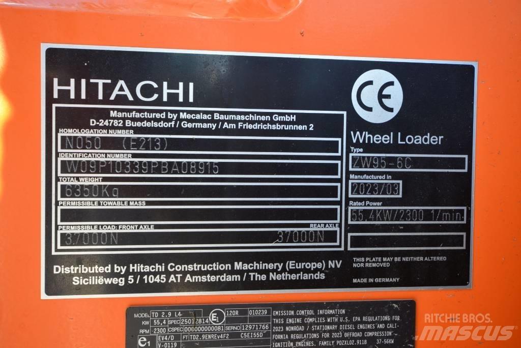 Hitachi ZW 95-6 C Φορτωτές με λάστιχα (Τροχοφόροι)