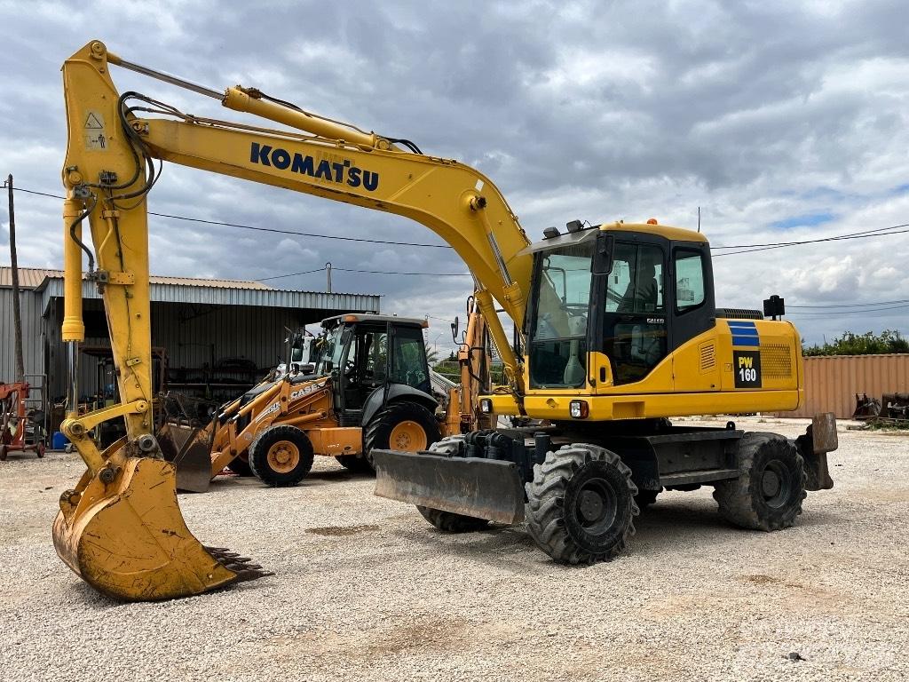 Komatsu PW 160 Εκσκαφείς με τροχούς - λάστιχα