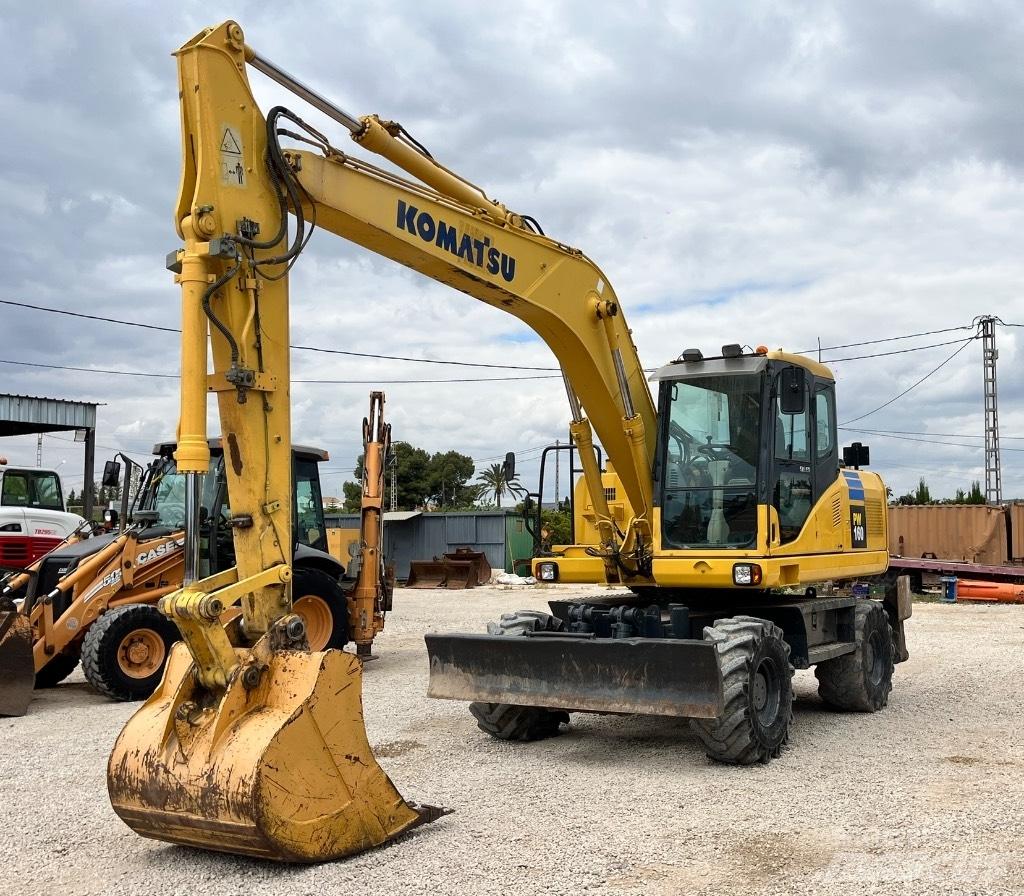 Komatsu PW 160 Εκσκαφείς με τροχούς - λάστιχα