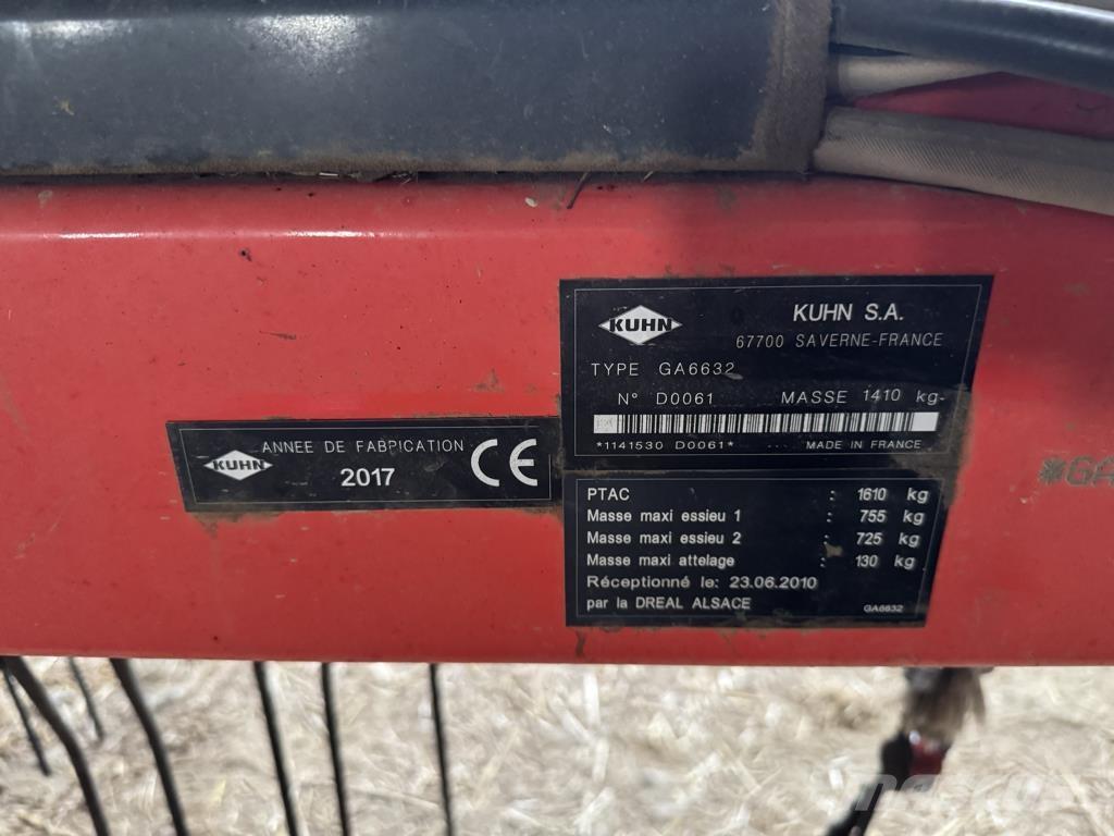 Kuhn GA 6632 + Αναμοχλευτήρες