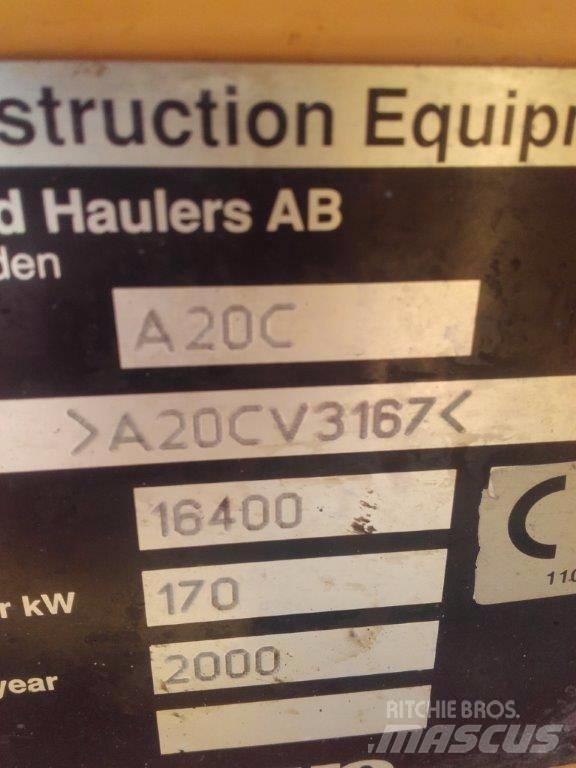 Volvo A20C Άκαμπτα Dumper με ανατρεπόμενο κάδο