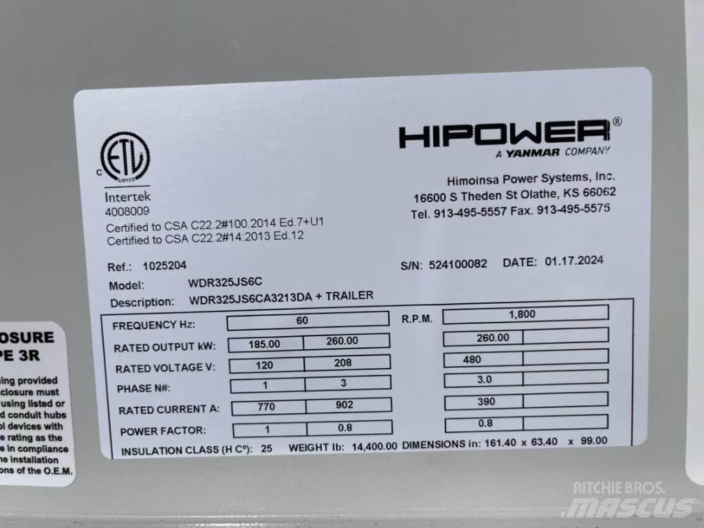 Hipower HRJW 325 Γεννήτριες ντίζελ