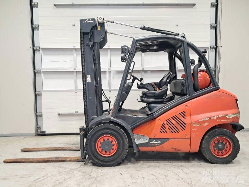 Linde H50T-02 Περονοφόρα ανυψωτικά κλαρκ με φυσικό αέριο LPG