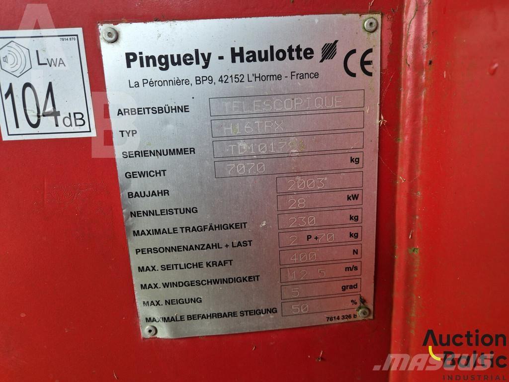 Haulotte H 16 TPX Ανυψωτήρες με αρθρωτό βραχίονα