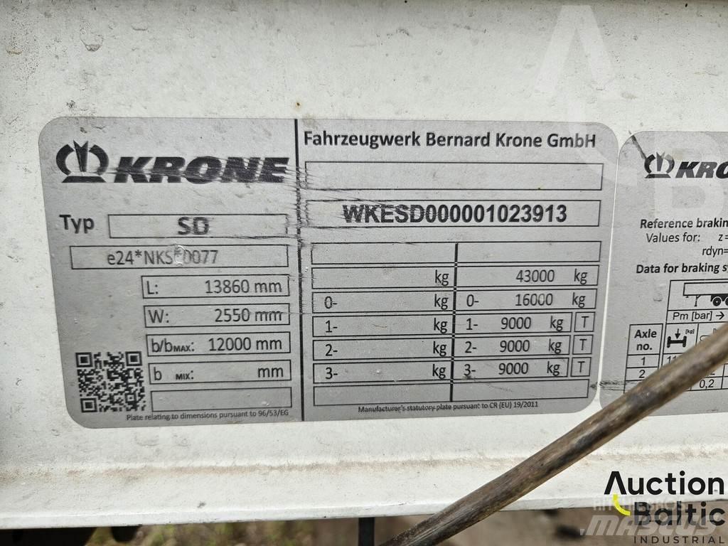 Krone SK 3855 Ημιρυμούλκες Κουρτίνα