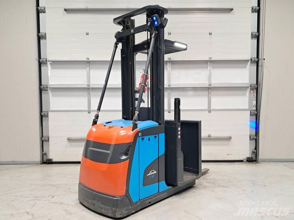 Linde V10-02 Περονοφόρο ανυψωτικό συλλογής παραγγελιών μικρού ύψους