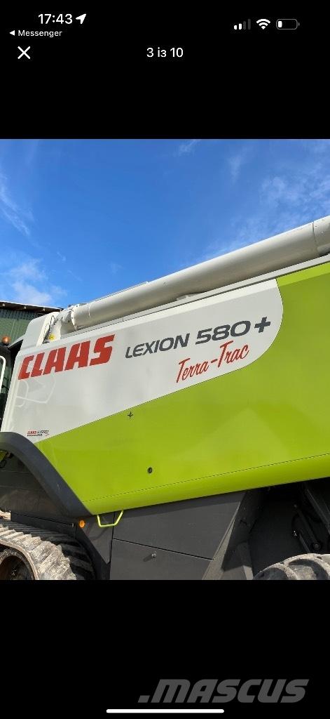 CLAAS Lexion 580 TT Θεριζοαλωνιστικές μηχανές