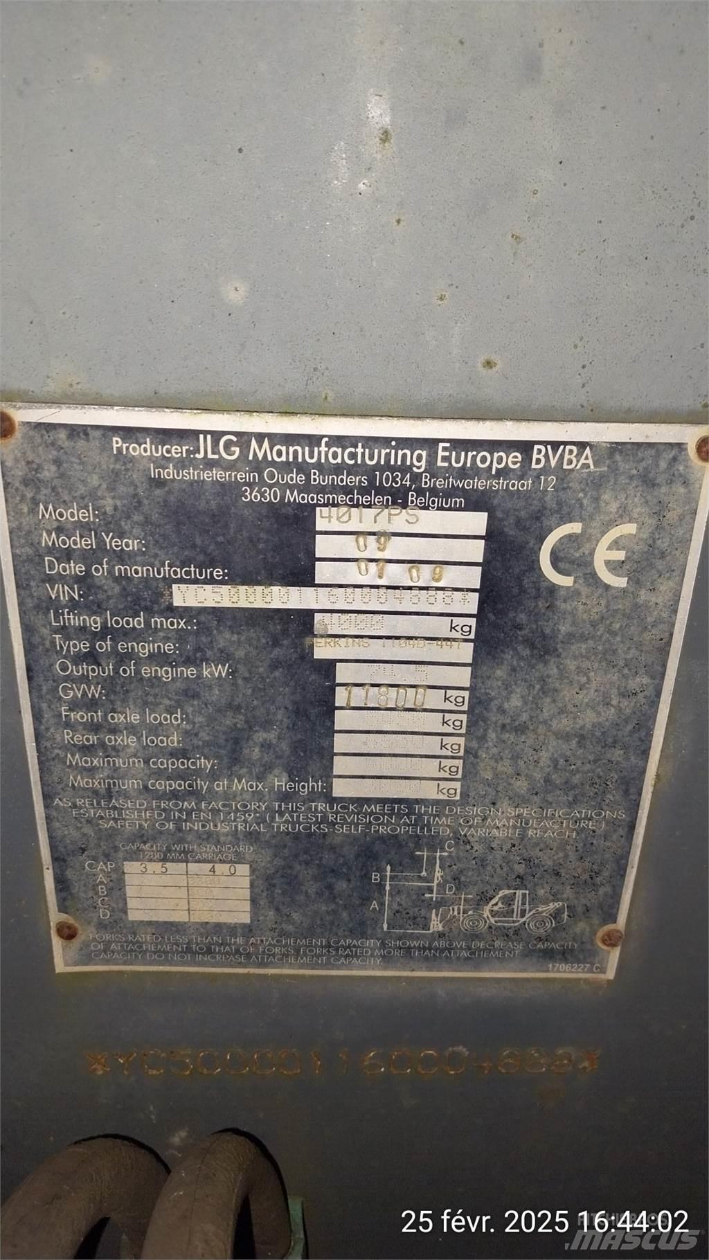 JLG 4017PS Τηλεσκοπικοί ανυψωτές