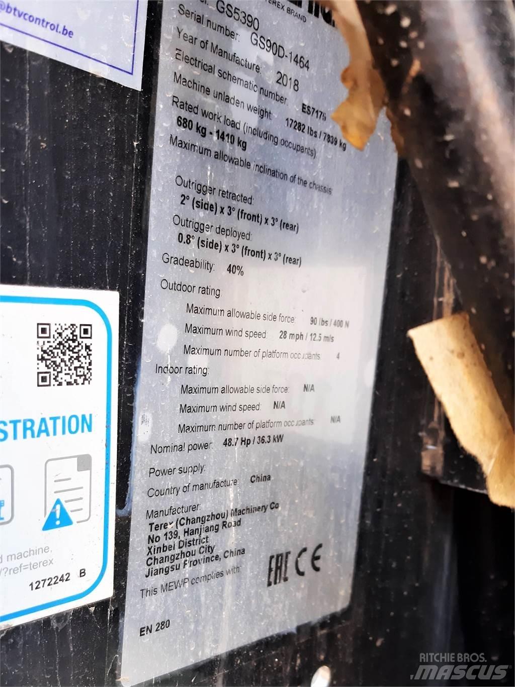 Genie GS5390RT Ανυψωτήρες ψαλιδωτής άρθρωσης