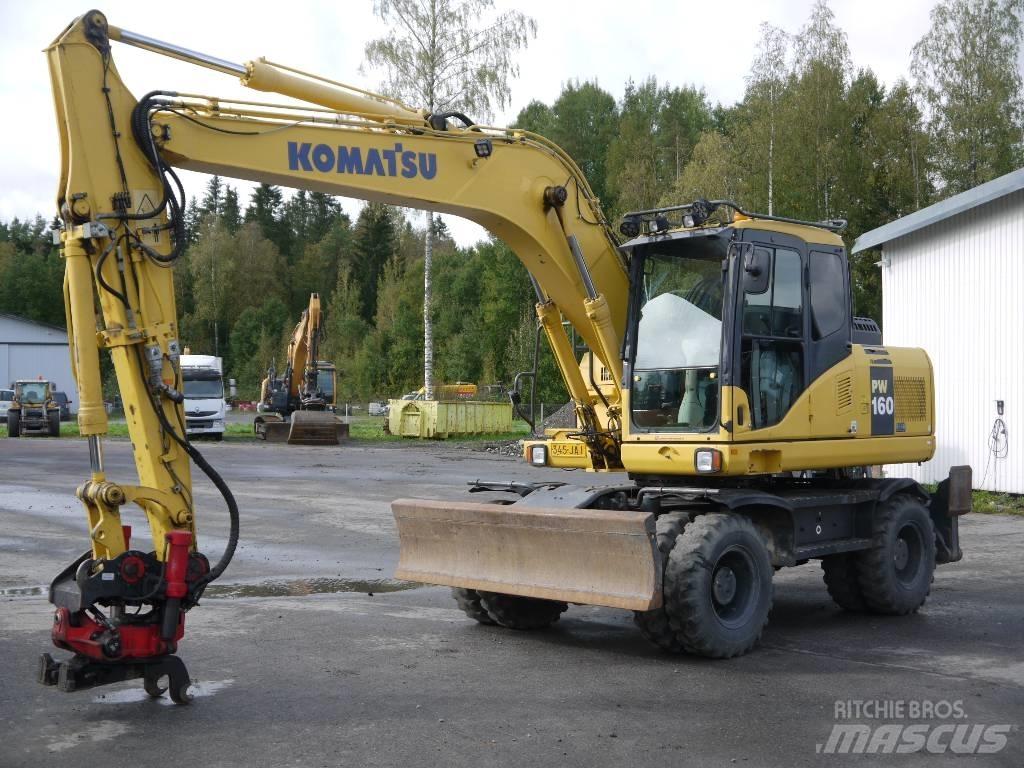 Komatsu PW 160-7E0 Εκσκαφείς με τροχούς - λάστιχα