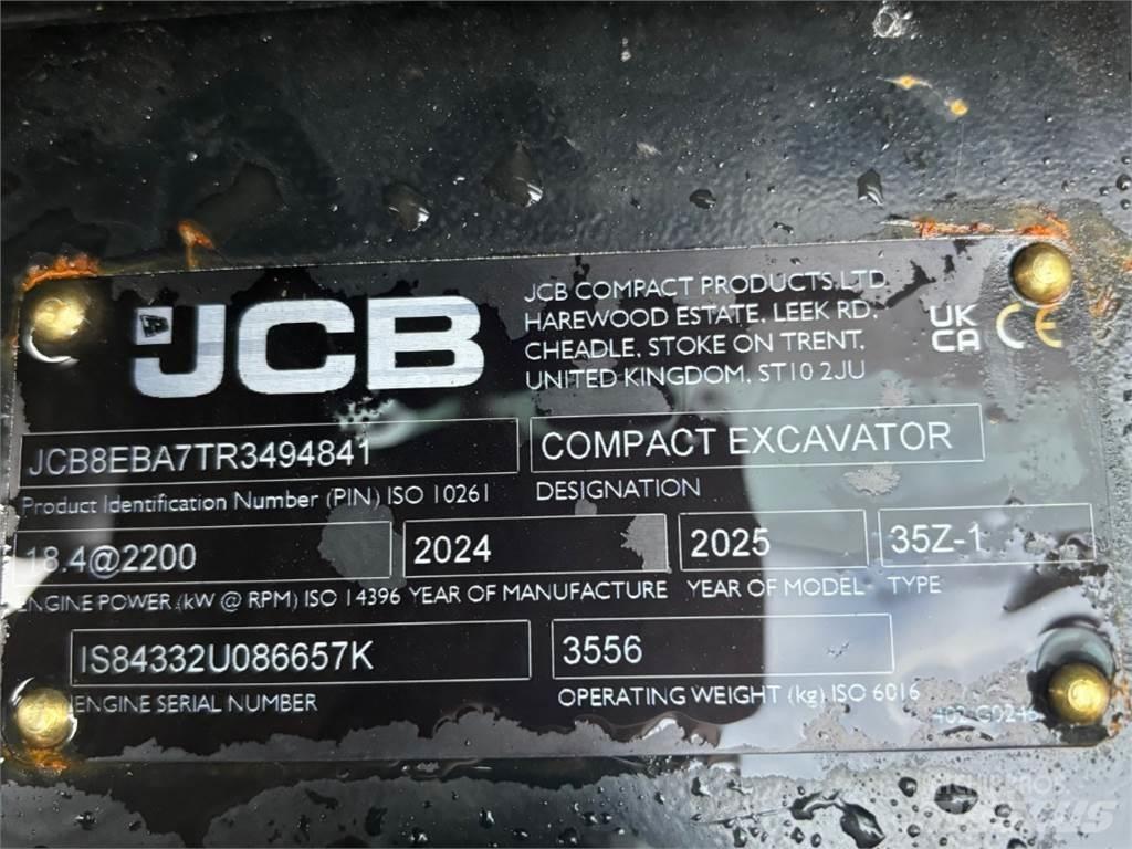 JCB 35Z-1 Εκσκαφάκι (διαβολάκι) < 7t