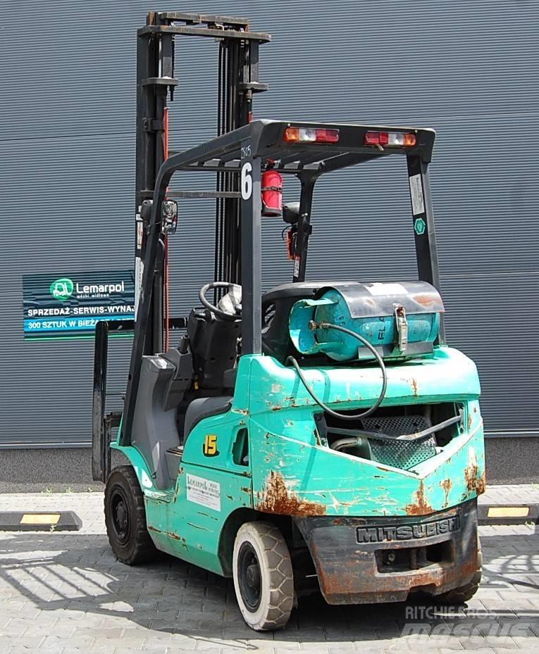 Mitsubishi FG15N Περονοφόρα ανυψωτικά κλαρκ με φυσικό αέριο LPG