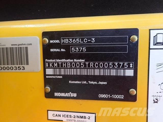Komatsu HB 365LC-3 Εκσκαφείς με ερπύστριες