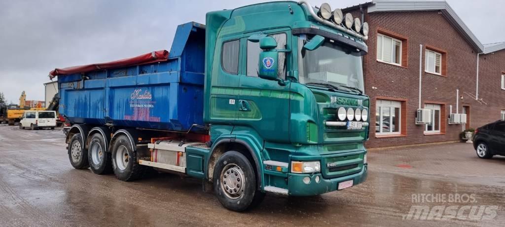 Scania R 480 Φορτηγά φόρτωσης κάδων