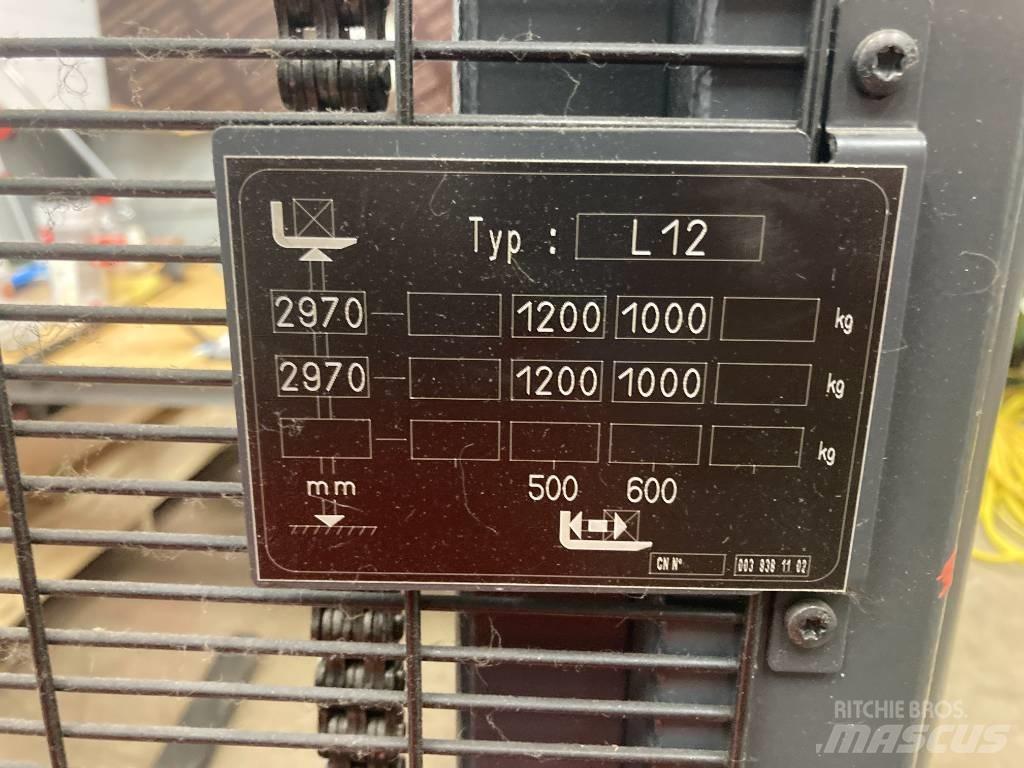 Linde L12AC Παλετοφόρα πεζού χειριστή με ιστό