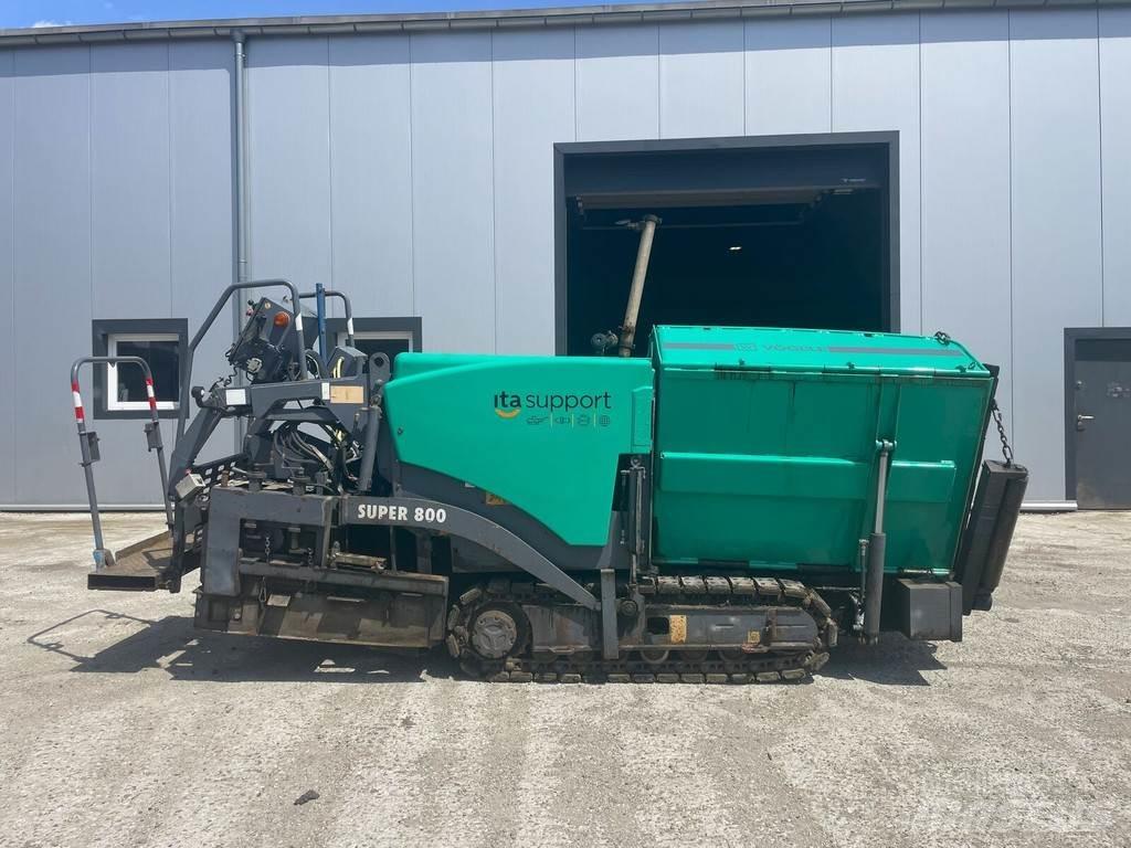 Vögele Super 800 Επίστρωση ασφάλτου