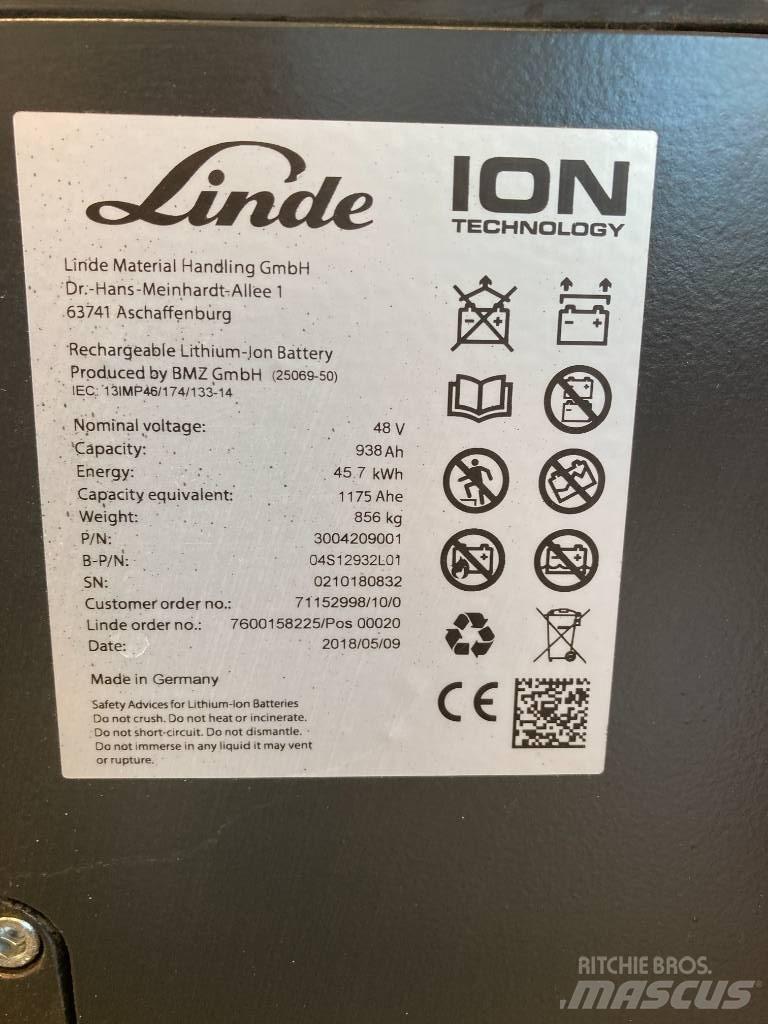 Linde E16/386 Li-ION Ηλεκτρικά περονοφόρα ανυψωτικά κλαρκ