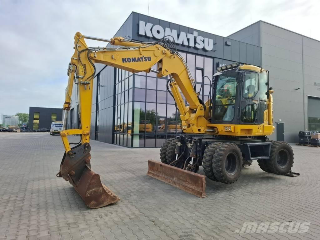 Komatsu PW 118MR-11 Εκσκαφείς με τροχούς - λάστιχα