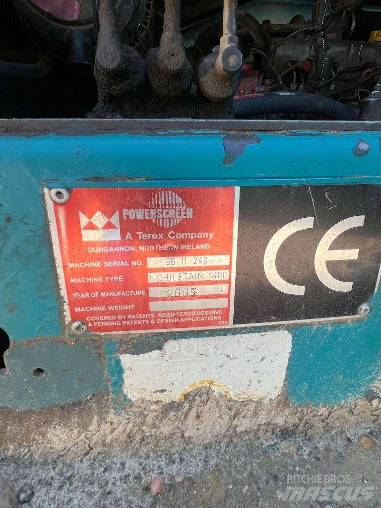 PowerScreen 1400 Κινητές μηχανές κοσκινίσματος