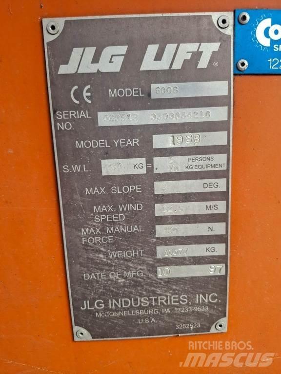 JLG 600s Ανυψωτήρες με τηλεσκοπικό βραχίονα