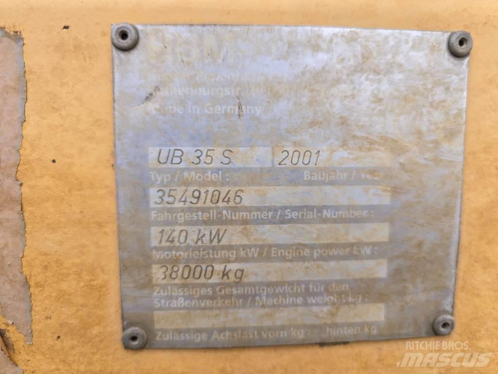 Nobas UB 35S Εκσκαφείς με κρεμαστό κάδο