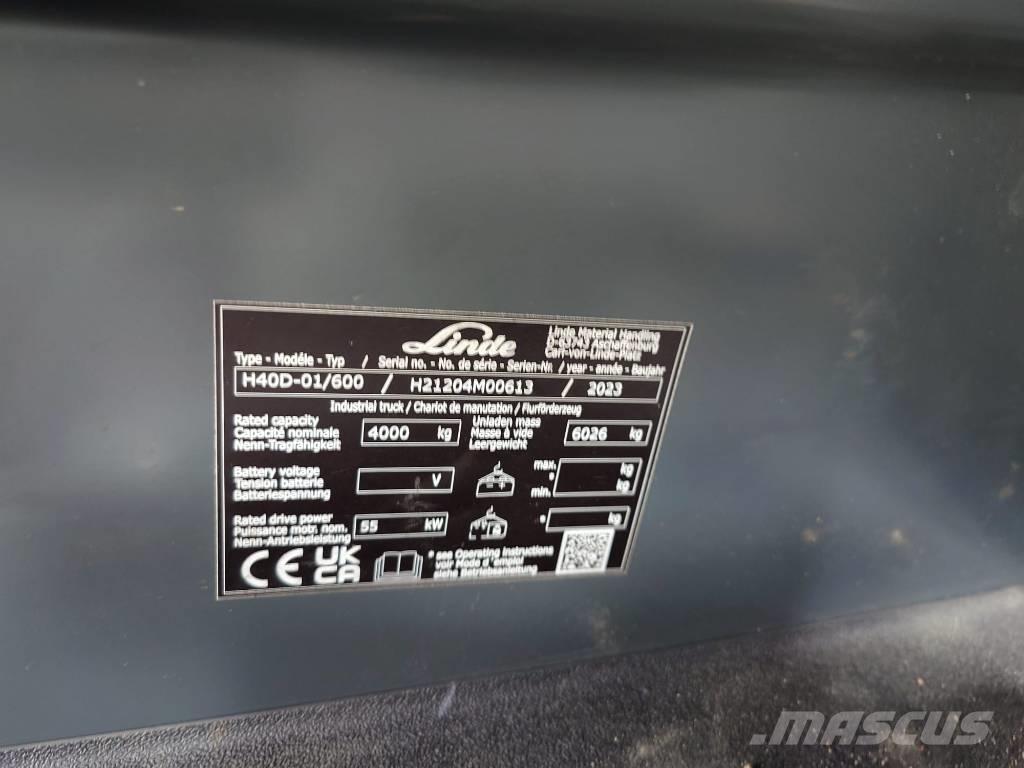 Linde H40D/600/1204 Πετρελαιοκίνητα Κλαρκ