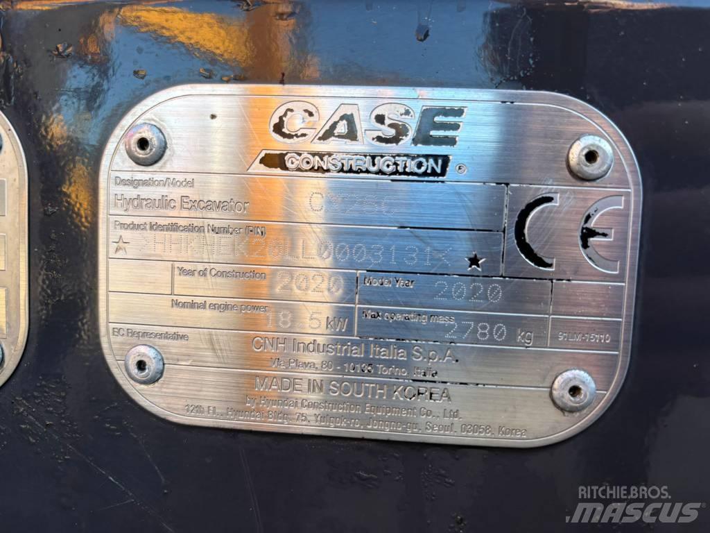 CASE CX 26 C Εκσκαφάκι (διαβολάκι) < 7t