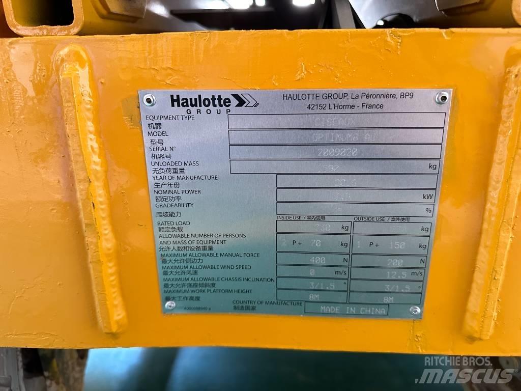 Haulotte OPTIMUM 8 Ανυψωτήρες ψαλιδωτής άρθρωσης