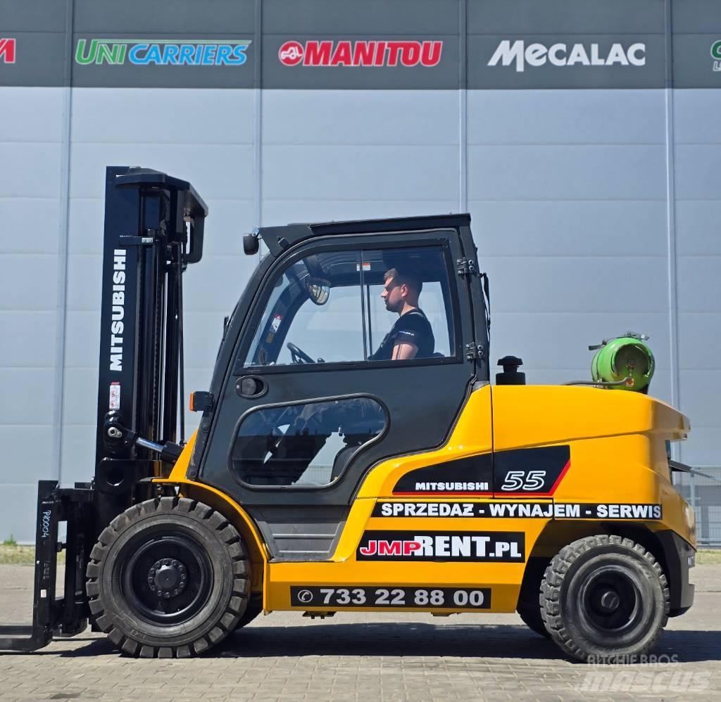 Mitsubishi FG 55 NT Περονοφόρα ανυψωτικά κλαρκ με φυσικό αέριο LPG