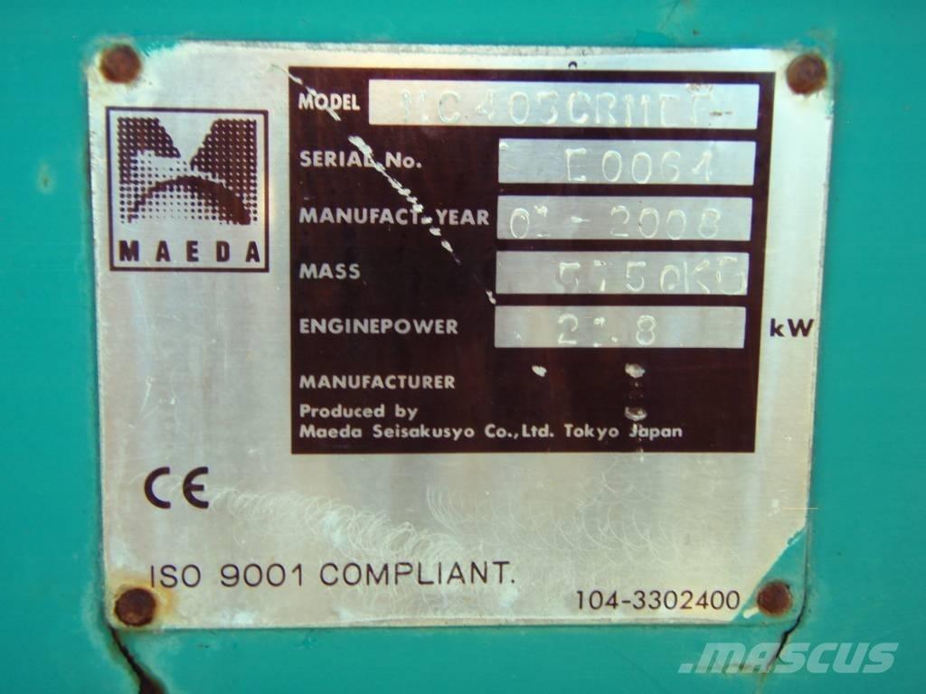Maeda MC 405 CRME Γερανοί με ερπύστριες
