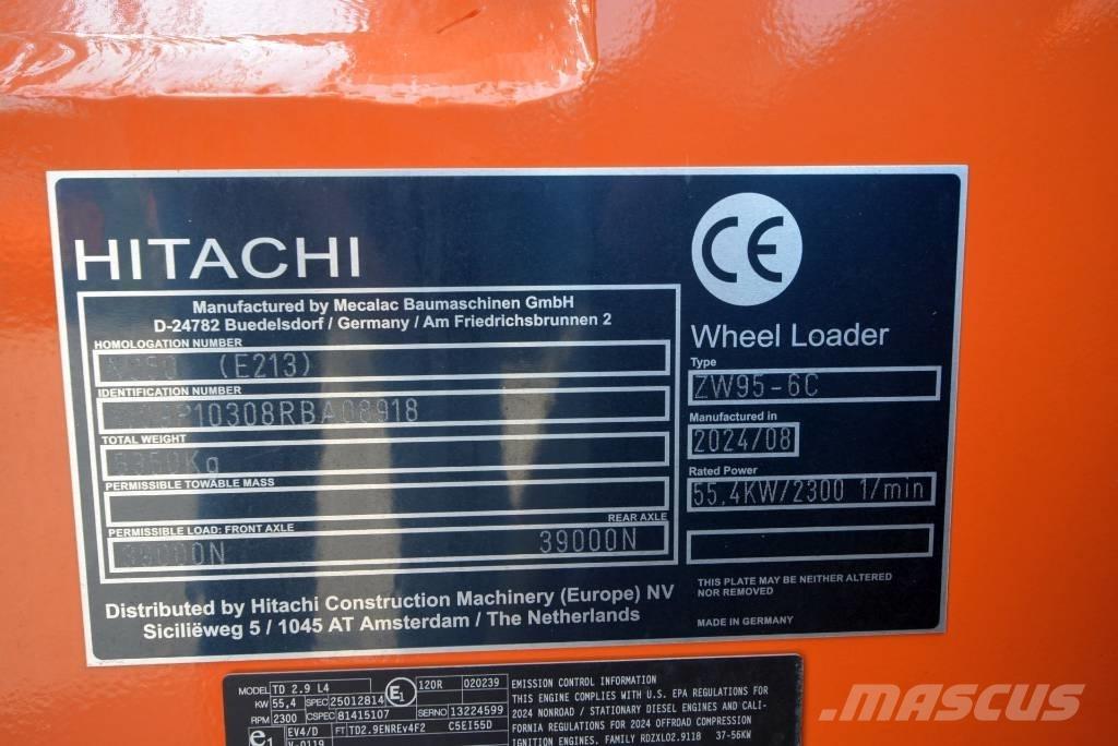 Hitachi ZW 95-6 C Φορτωτές με λάστιχα (Τροχοφόροι)