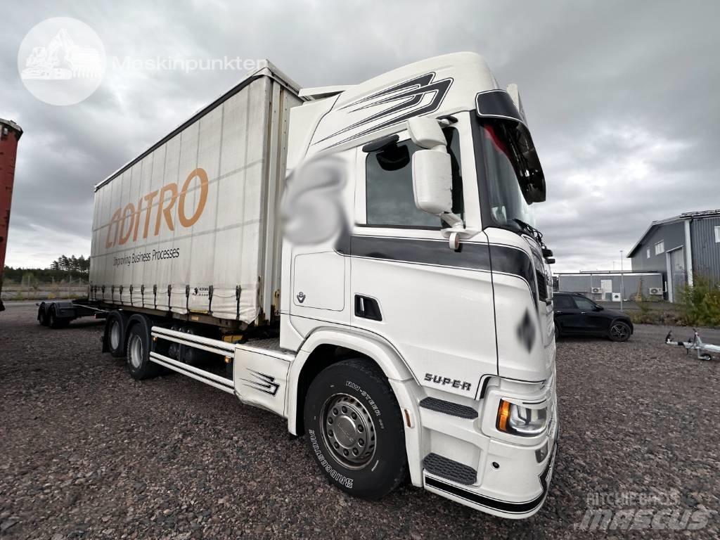Scania R 580 Φορτηγά για εμπορευματοκιβώτια