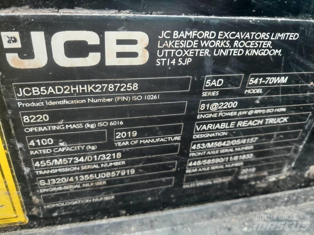 JCB 541-70 Συστήματα τηλεχειρισμού για τη γεωργία