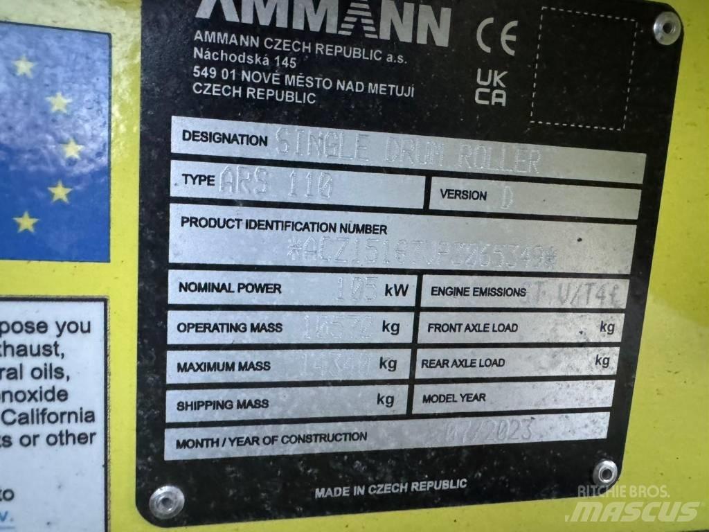 Ammann ARS 110 Οδοστρωτήρες μονού κυλίνδρου