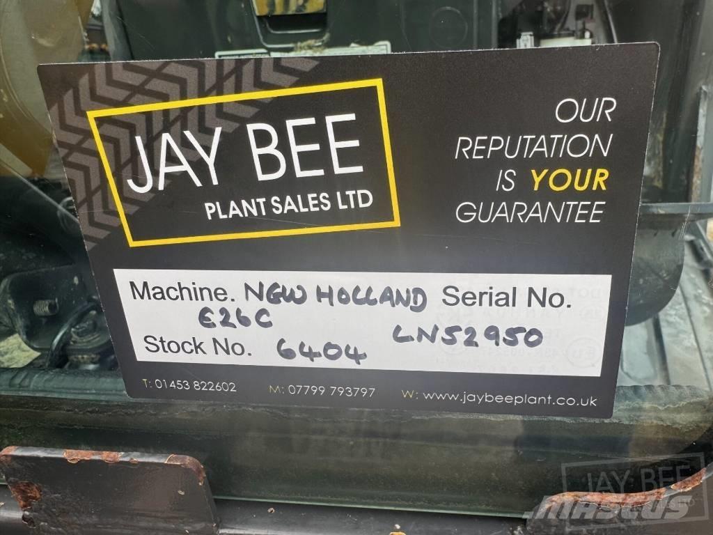New Holland E26C Εκσκαφάκι (διαβολάκι) < 7t